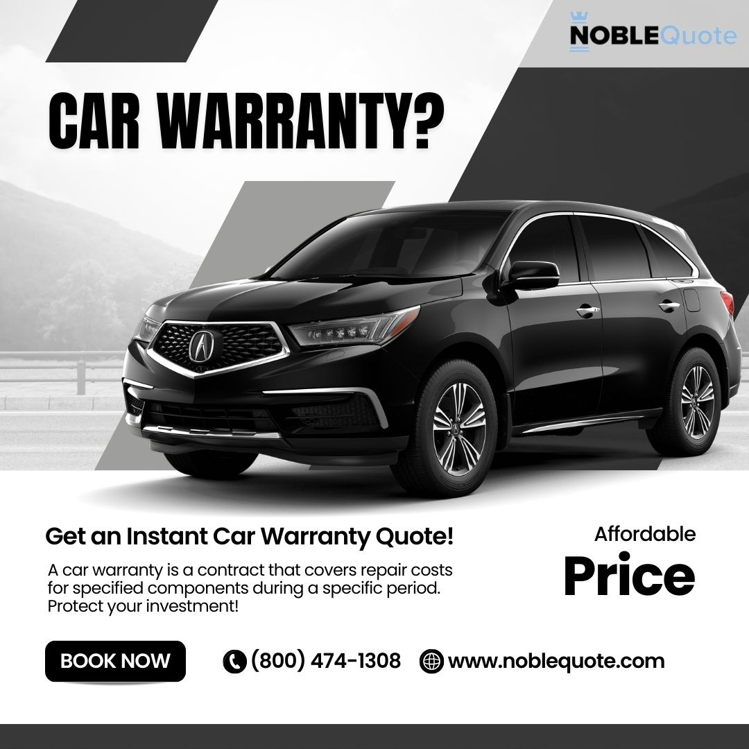 Get an Instant Car Warranty Quote! by Noble Quote on Dribbble