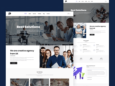 Corporate Business HTML Template - Pisces responsive