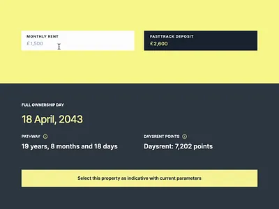 Pathway - Home purchasing calculator calculator followthearrow input field parameters pay rate price calculator property search property search ui property search ux property search web application real estate agency real estate ui realestate rent house rental studio direction studiodirection ui ux web application