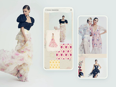 ULYANA SERGEENKO: Webflow for a Couture collection 3d animation branding clothing store design ecommerce fashion fashion design fashion ecommerce fashion store fashion website flowers graphic design illustration illustrator motion graphics ui ui designer webdesign webflow