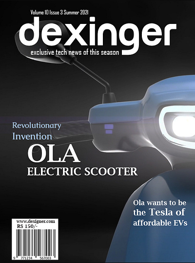 Magazine cover design