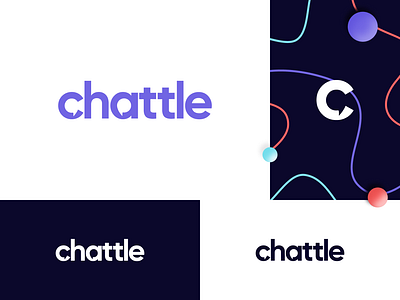 Chattle - Logo Design app brandidentity branding chat chatting connectivity design diaspora geometric icon identity idstudio ios logo logomark logotype message pattern productivity social media