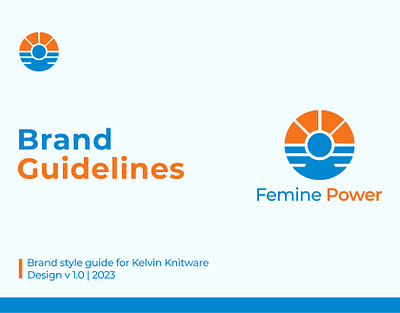 Brand Guideline for an NGO called Femine Power brand guideline brand identity brand style guide branding charity charity logo conceptual logo feminine feminine logo ngo ngo logo non profit logo not profit style guide sun sun logo timeless logo women women empowerment logo women logo