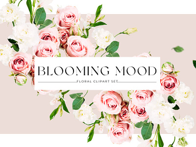 Blooming mood - floral clipart