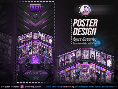 E-Sport Team Design design esport graphic design logo manipulation photoshop purple squad team