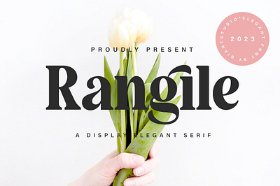 Rangile Font branding design displayfont displayserif elegantserif font graphic design ligaturefont logo serif typedesign typeface typography