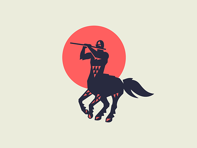 Centaur centaur flaute god greek horse illustration logo mythology sun
