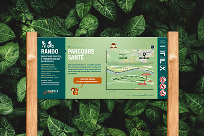 Signage: hiking trails design graphic design graphism hiking trails illustration indesign photoshop signage signalétique