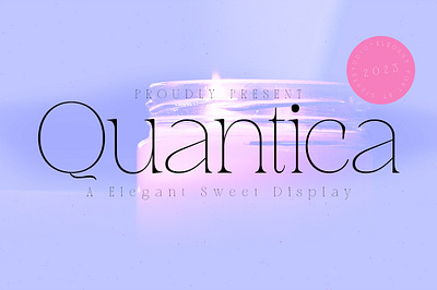 Quantica Display branding design font graphic design graphick ligaturefont logo serif typefacefont typography