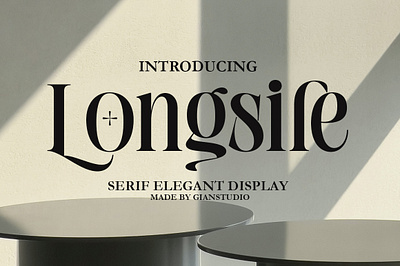 Longsile Serif Display branding design font graphic design ligaturefont logo serif typography