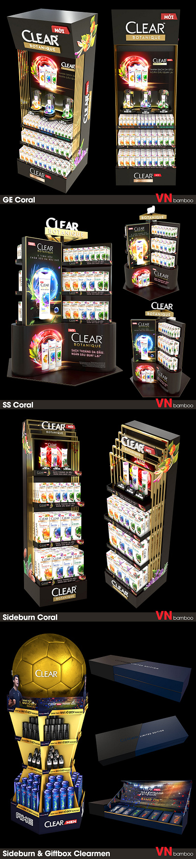 POSM Clear 3d branding design graphic design illustration posm