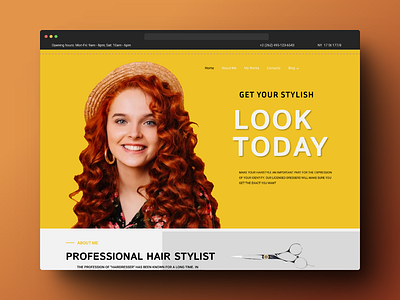 Web Design to Salon app branding design graphic design illustration typography ui ux vector