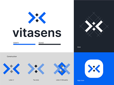 Vitasens Health App app brand brand identiry branding design graphic design illustration logo typography ui ux vector