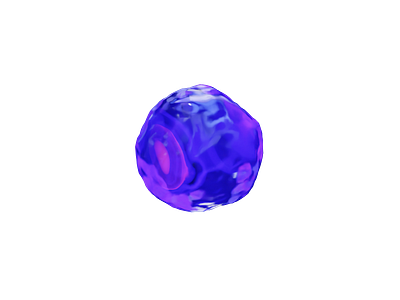 AI Visual Ball 3d ai animation blender design illustration