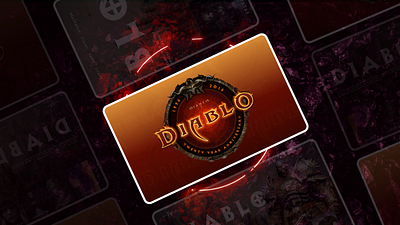 Diablo Game 3d animation branding diablo dribble graphic design logo motion graphics ui uidesign vishal deisgn