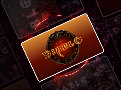 Diablo Game 3d animation branding diablo dribble graphic design logo motion graphics ui uidesign vishal deisgn