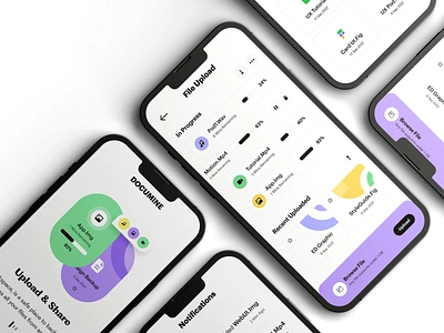 App UI app app ui clean doc document downloader file manager ios app mobile app movile app development pdf product design signup typography ui ui ux upload file upload pdf user experience ux
