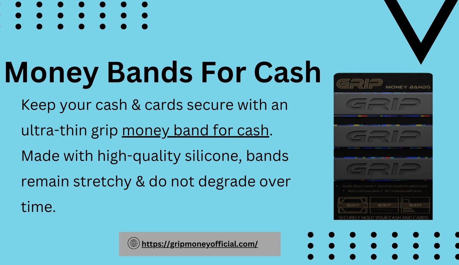 Choose Ultra Thin Grip Money Band For Cash by Grip Money Official on