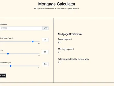 Daily UI #004 - Calculation 100daychallenge calculator dailyui design ui website