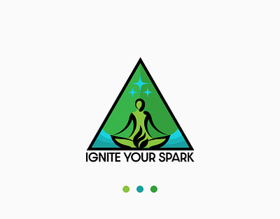 Ignite Your Spark Logo Concept branding graphic design meditation yoga