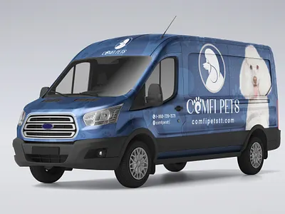 Pet Van Wrap Design | Car Wrap Design adobe illustrator bmw branding car livery car wrap decal design ford graphic design racing car toyota truck wrap van wrap vector vehicle branding vehicle wrap vinyl wrap wrap design wrapping