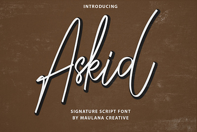 Askid Signature Script Font
