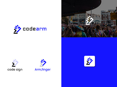 Code arm Logo Design | Modern Logo Design | Code+Arm+Agitation armlogo brandidentity branding codearmlogo codelogo codinglogo creativedesign graphicdesign gridlogo handlogo illustration logo logoconcept logodesign logodesigner logologo modernlogo professionallogo prologo vectplus