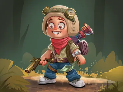 Game Character 2d art 2d artist boy boy character character character design game character game characters graphic design illustration pc games