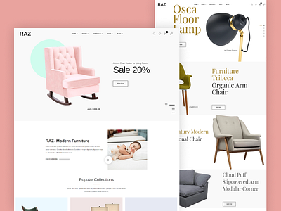 Furniture Shopify Theme - Raz best shopify stores bootstrap shopify themes clean modern shopify template ecommerce shopify shop shopify drop shipping shopify store