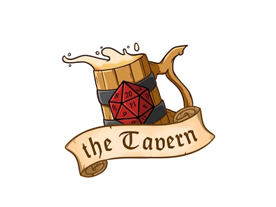 The Tavern art color design graphic design illustration logo