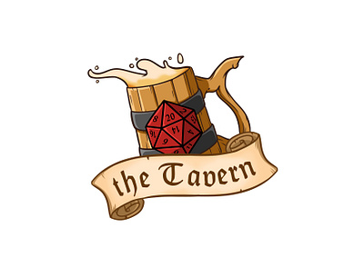 The Tavern art color design graphic design illustration logo