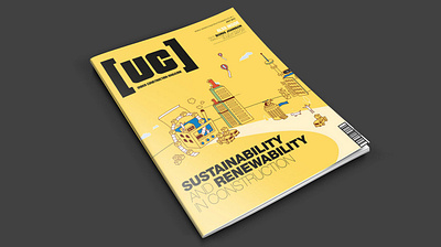 Construction Brochure brochure graphic design illustration magazine design magazine layout typography