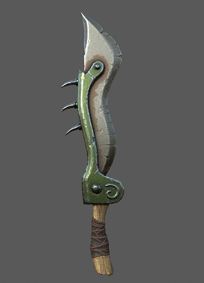 Rustic sword stylized