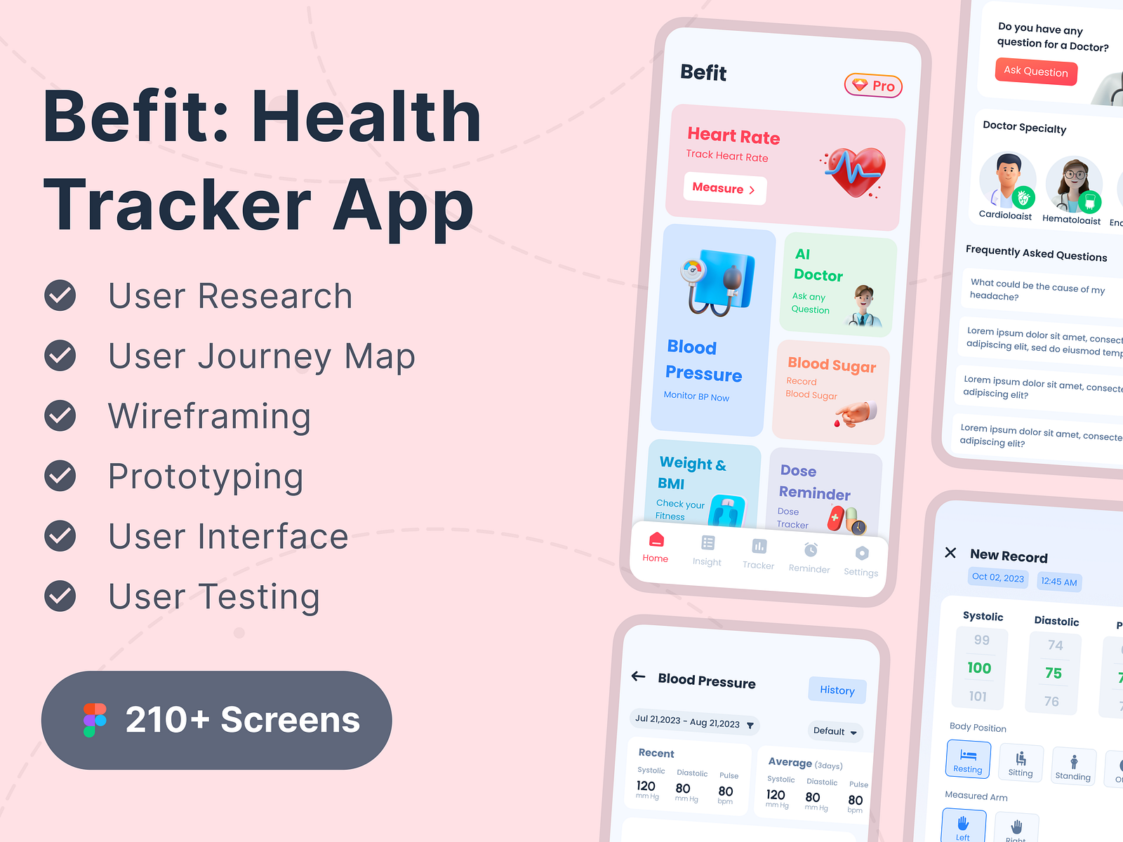 BeFit Health App by Aftab Ahmad on Dribbble