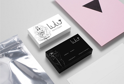 Айдентика для студии йоги Lulu branding design graphic design illustration illustrator logo