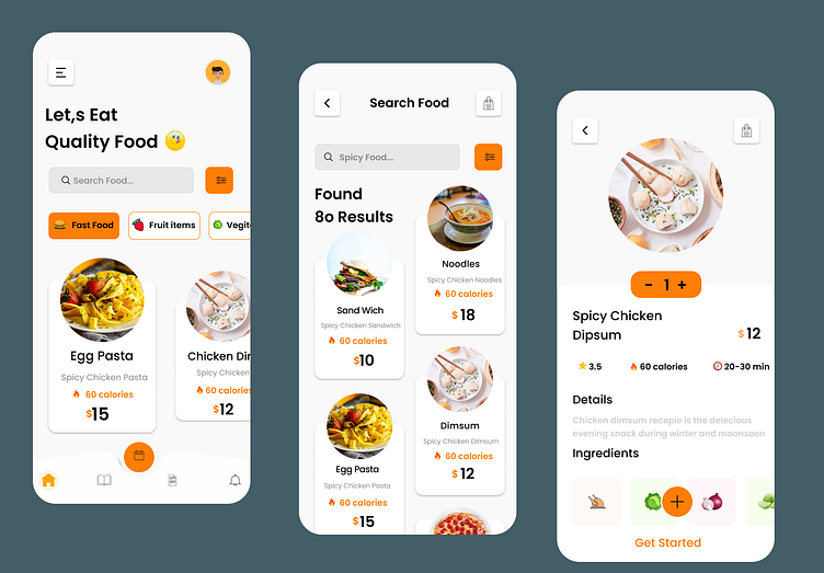 Food Delight App by Adeel khalid on Dribbble