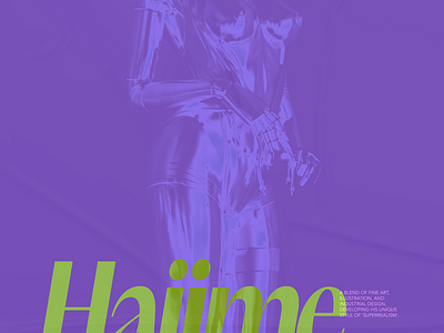 Hajime Sorayama Poster conceptdesign graphic design