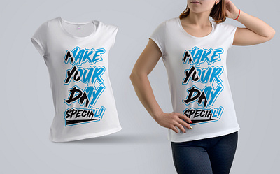 T-shirt Design Stylish Text Design background branding design fashion print t shirt t shirt design text vector wear
