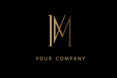 LUXURY LETTER M branding design graphic design illustration letter m logo m ui ux vector