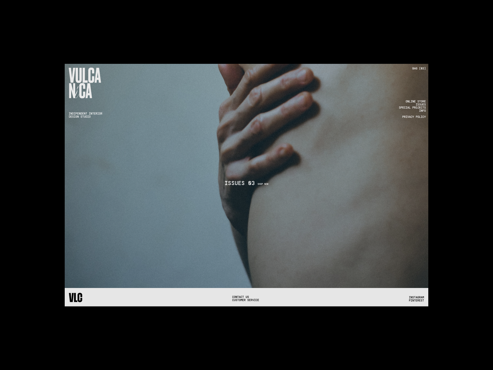 Vulcanica / Design and Art Direction art direction branding design graphic design magazine website typography ui userinterface ux website minimal inspo