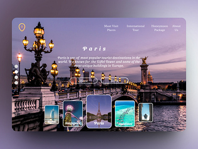 Tour & Travel Agency Website Homepage app branding design typography ui ux