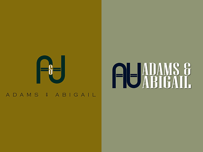 Daily Logo Challenge " ADAMS & ABIGAIL" design illustration logo