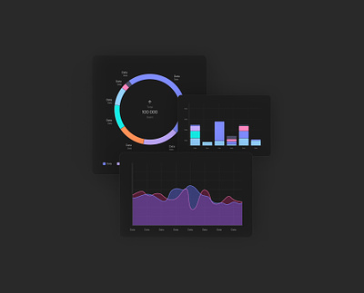 Data visualisation components charts dashboard data figma graphs ui variants