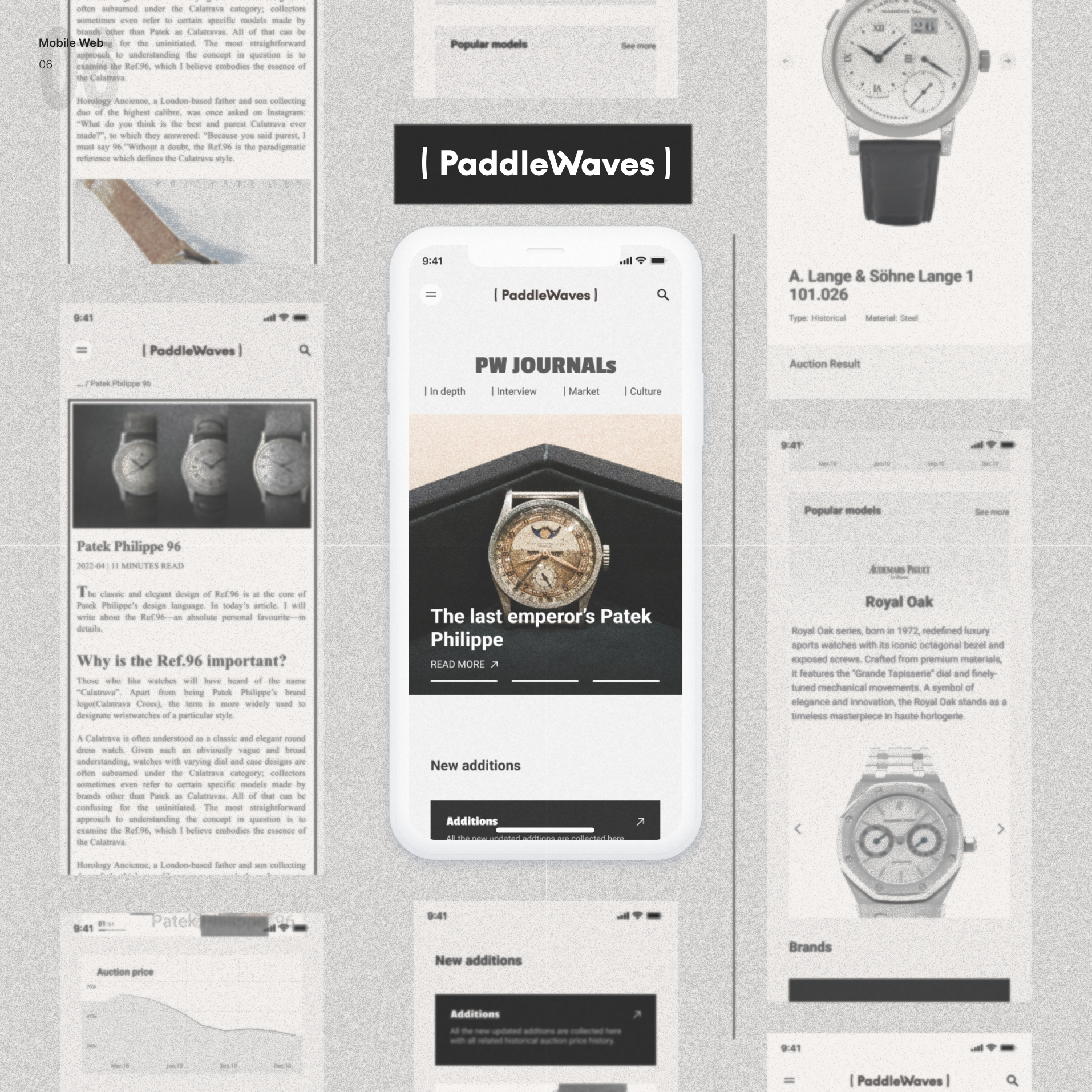 PaddleWaves_Mobile Web animation design graphic design mobile web motion graphics ui user experience ux