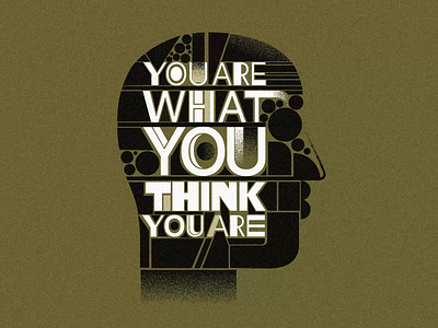 Positive thinking animated type animation art direction artwork believe design graphic design illustrate illustration motion motion design motion graphics positive positive thinking stay positive type typography vector you are what you think you can
