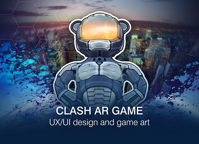 Game interface and art assets fro Clash AR project 3d branding concept art design game graphic design illustration interface ui ux