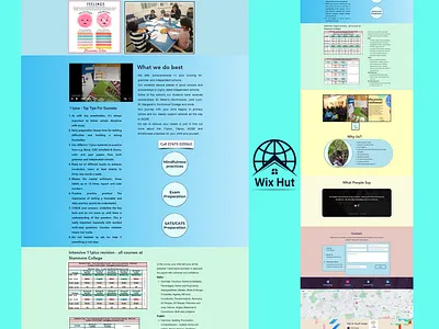 Tutor Website Design branding design illustration logo professional website design ui ux web design web designs website design