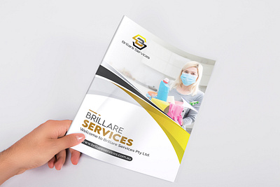 Cleaning Brochure Design branding brochure business business brochure company profile design graphic design illustration logo ui