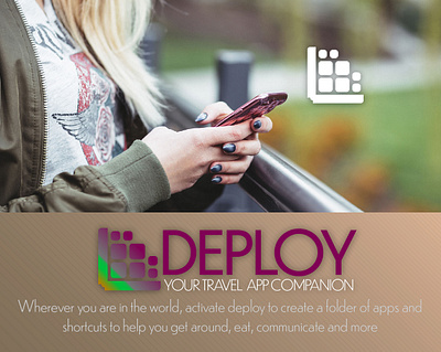 Deploy App branding design graphic design logo social media