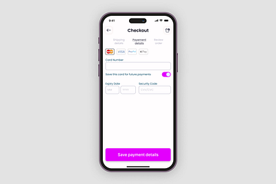 Credit Card Checkout Screen / Daily UI #002 card details checkout clean design credit card ui daily ui daily ui challenge design e commerce payment details product design simple design ui ui challenge ui design uiux user friendly user interface design ux design